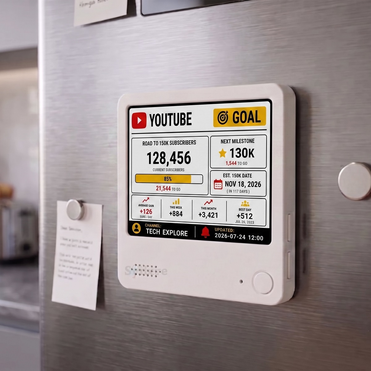 Subscriber Goal Youtube, YouTube Likes Goal Widget, Live subscriber counter, Content Creator Gift detail image 5