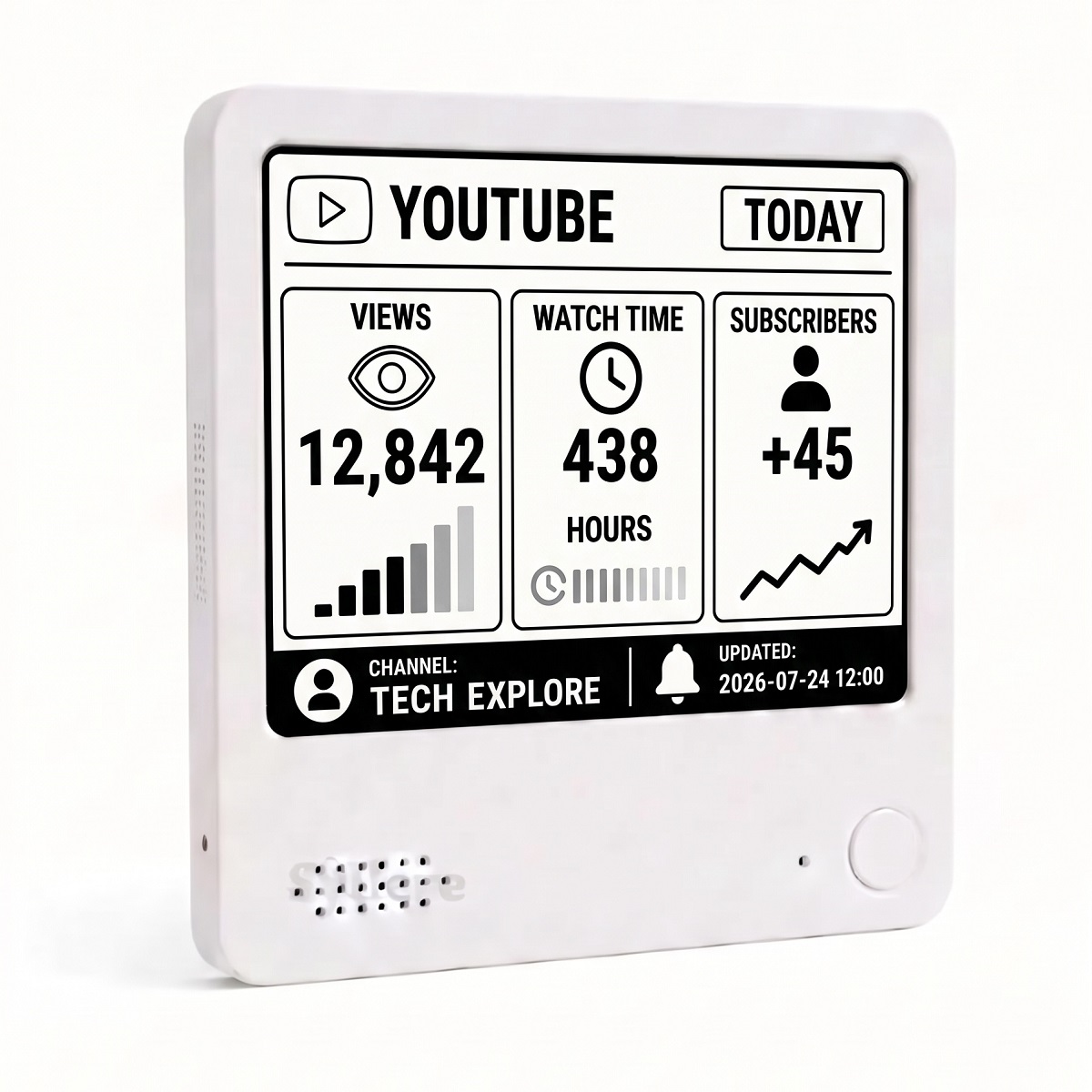 YouTube Subscriber Tracker -Realtime Stats, Multi-Platform Connectivity, Social Media Analytics Tracker, Gift for gamer detail image 6
