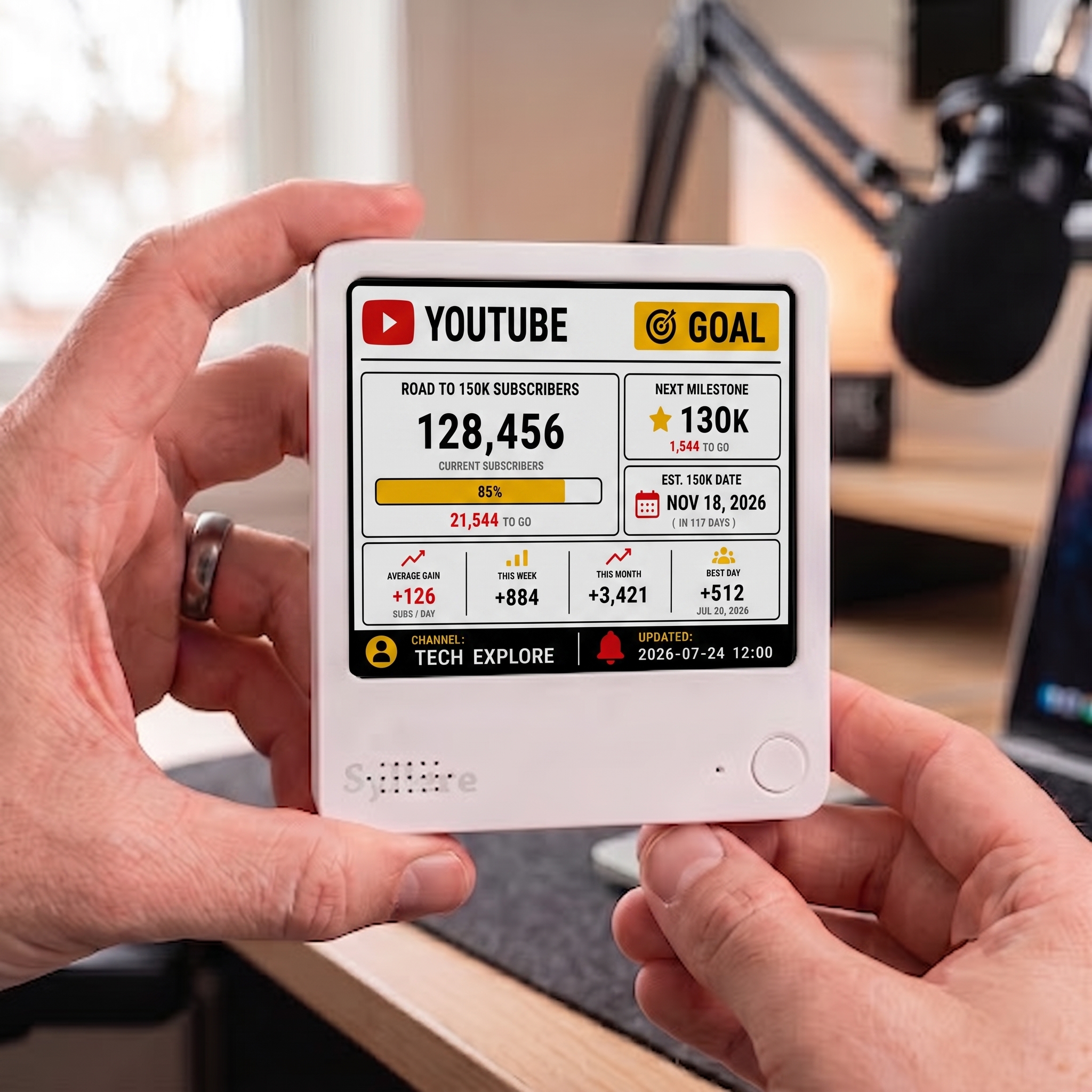Subscriber Goal Youtube, YouTube Likes Goal Widget, Live subscriber counter, Content Creator Gift detail image 1