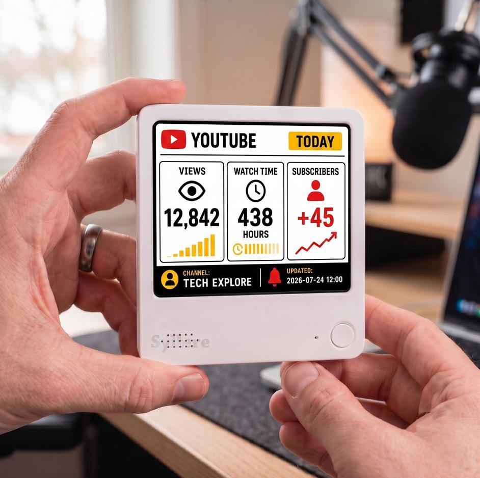 YouTube Subscriber Tracker -Realtime Stats, Multi-Platform Connectivity, Social Media Analytics Tracker, Gift for gamer detail image 4