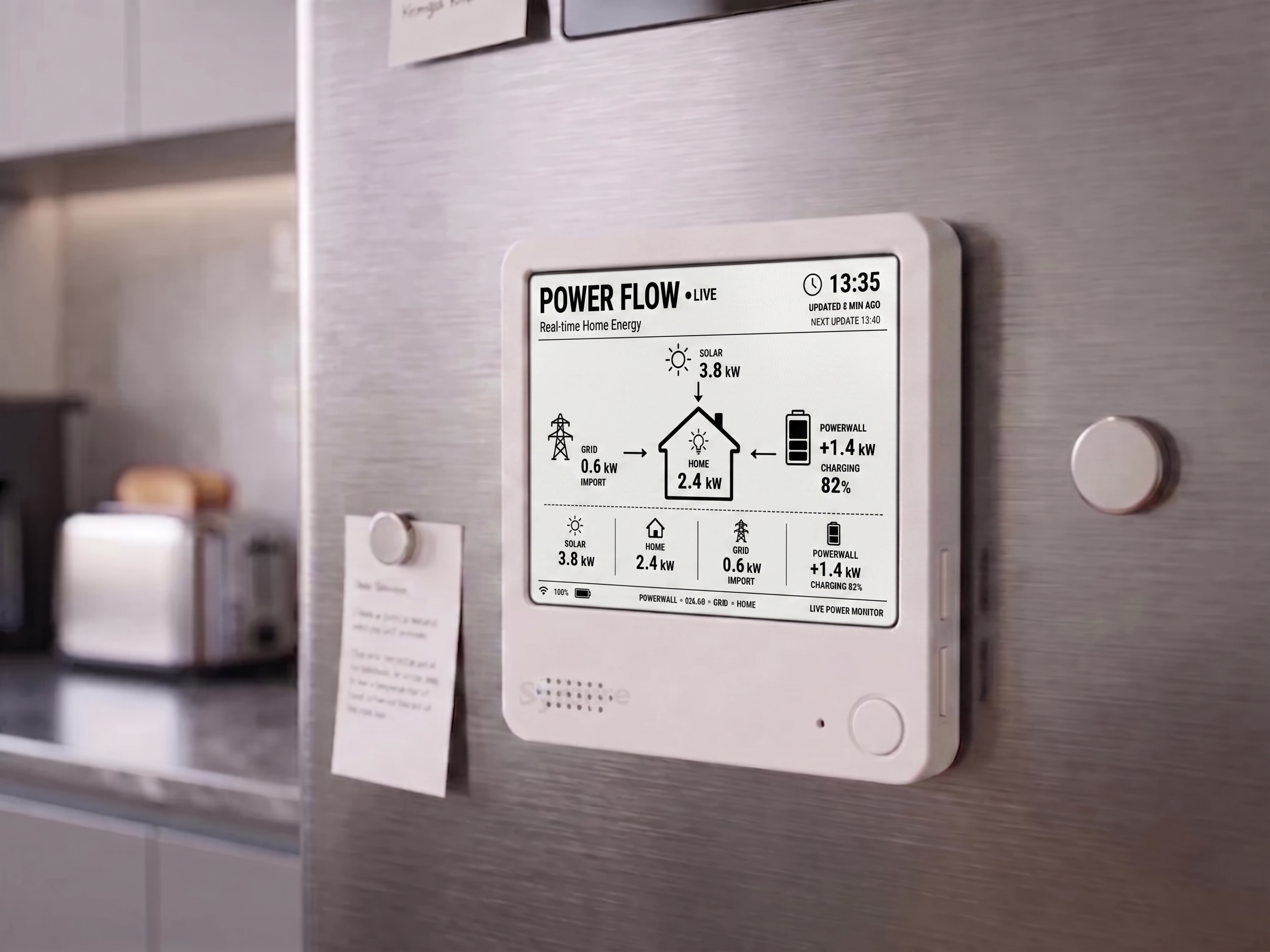 Tesla Powerwall Solar Tracker -Real-time Monitor, Home energy monitor, Power usage monitor, Smart Home Dashboard, Engineers Gifts detail image 13