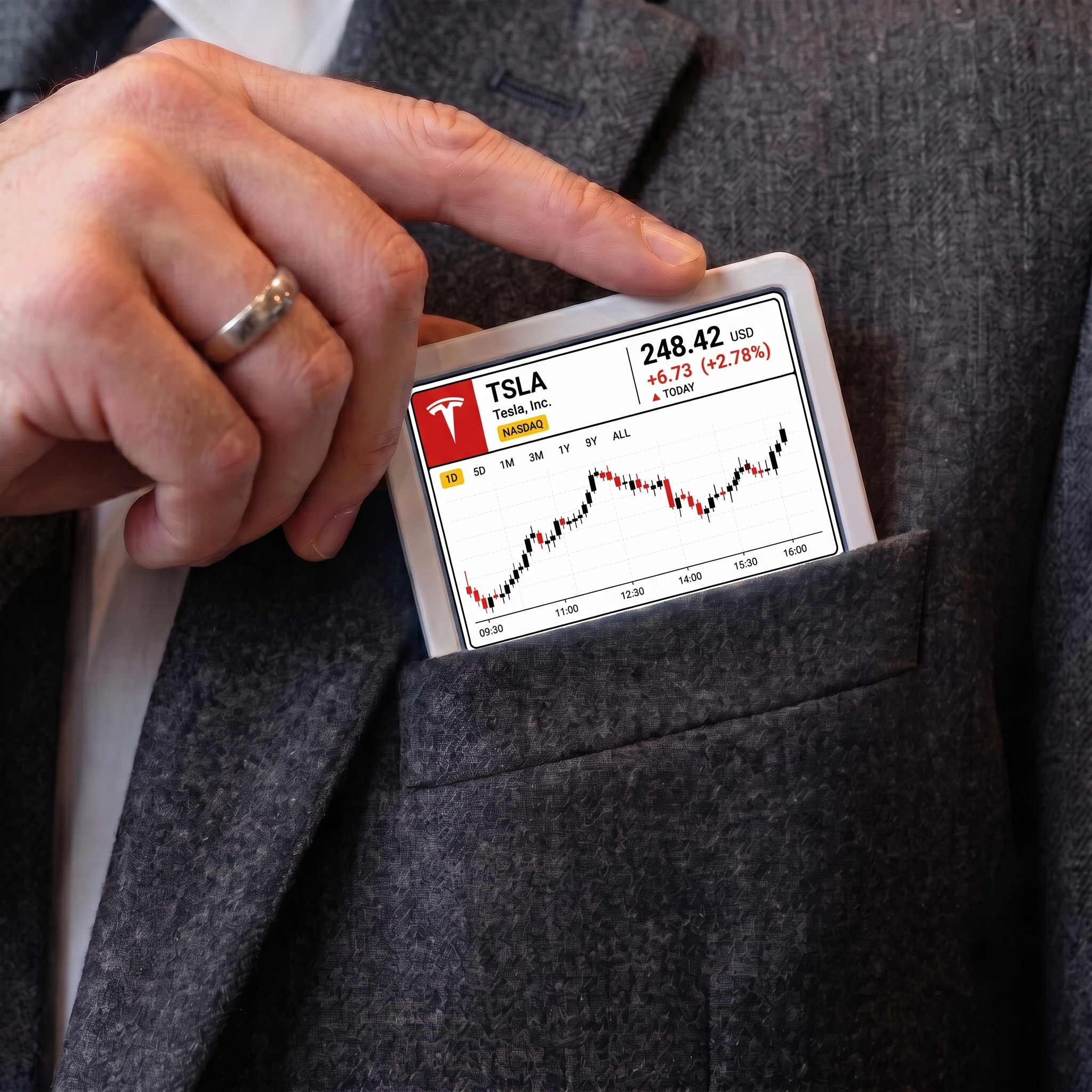 Live crypto stock price ticker, Custom finance tracker, Stock market tracker, Stock price monitor, Multi-Platform Connectivity detail image 2