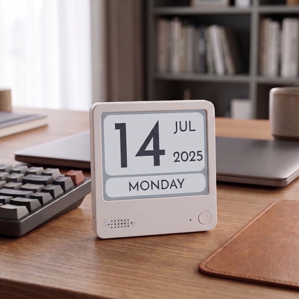 The Self-Updating Calendar | Customisable Case, Minimalist Desk Calendar for Home & Office detail image 2