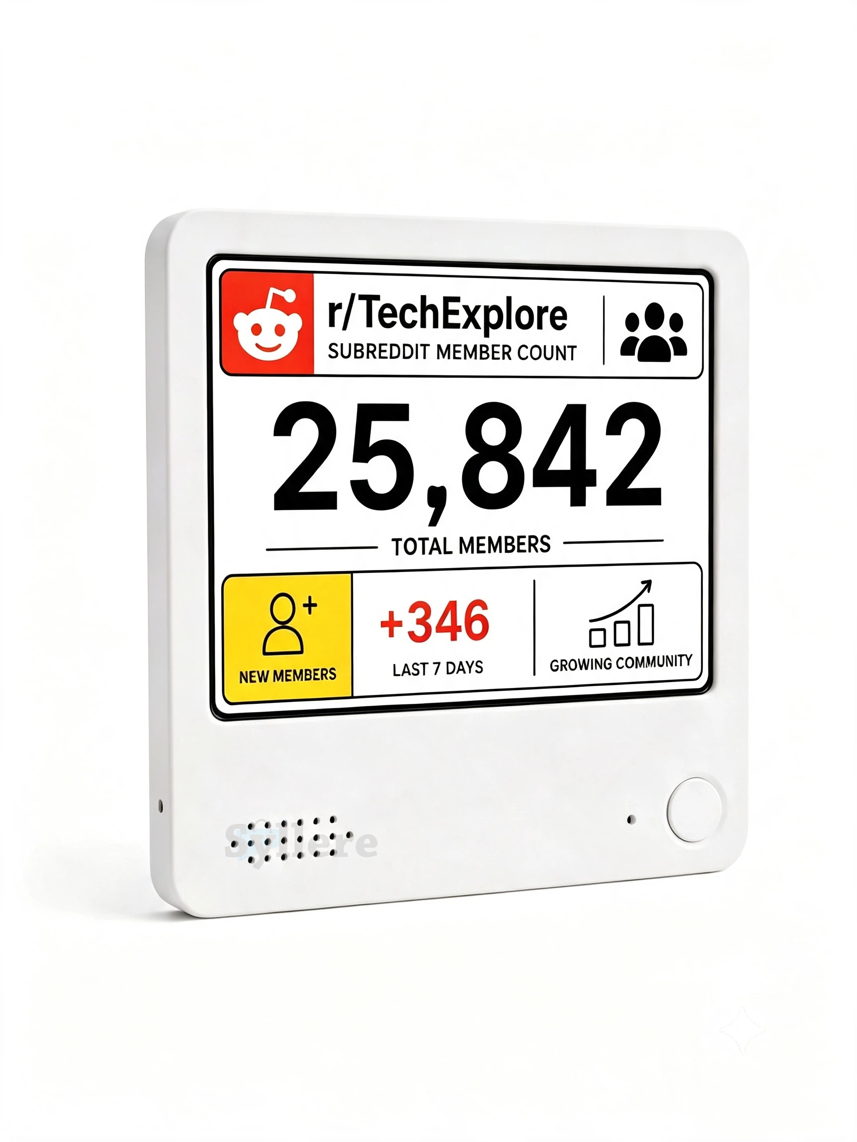 Reddit Subreddit Member Counter, Subreddit Member Tracker, Real-Time Community Widget for Moderators, Multi-Platform Connectivity